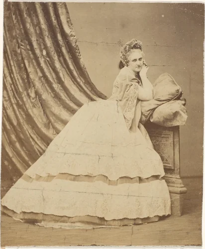 [Standing at the Prie-Dieu] by Pierre-Louis Pierson, photograph, 1861-1864