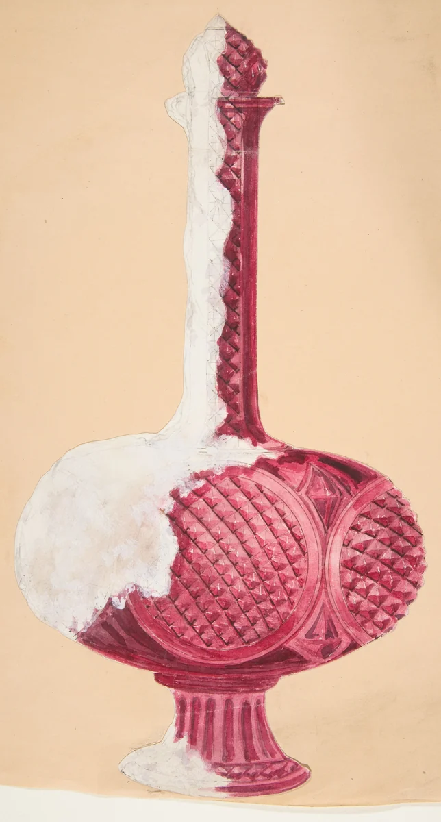 Design for an Ewer by anonymous, drawing, 1800-1899