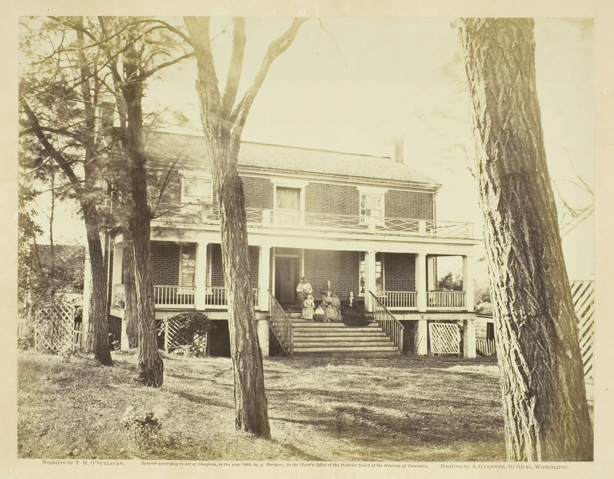 McLean's House, Appomattox Court-House, Virginia by Timothy O'Sullivan, photograph, 1865