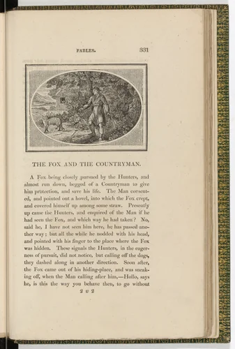 Headpiece (page 331) from The Fables of Aesop by Thomas Bewick, illustrated book, 1818