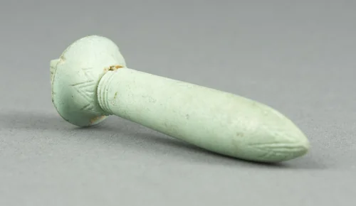 Amulet of a Papyrus Column by Egyptian, metalwork, -1070--656