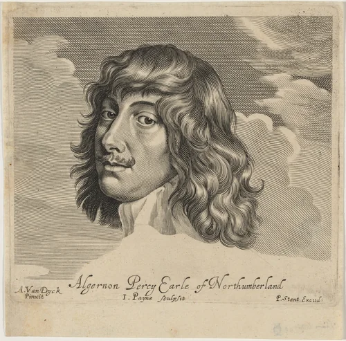 Algernon Percy, Earl of Northampton by John Payne, Sir Anthony van Dyck, print, 1607-1647