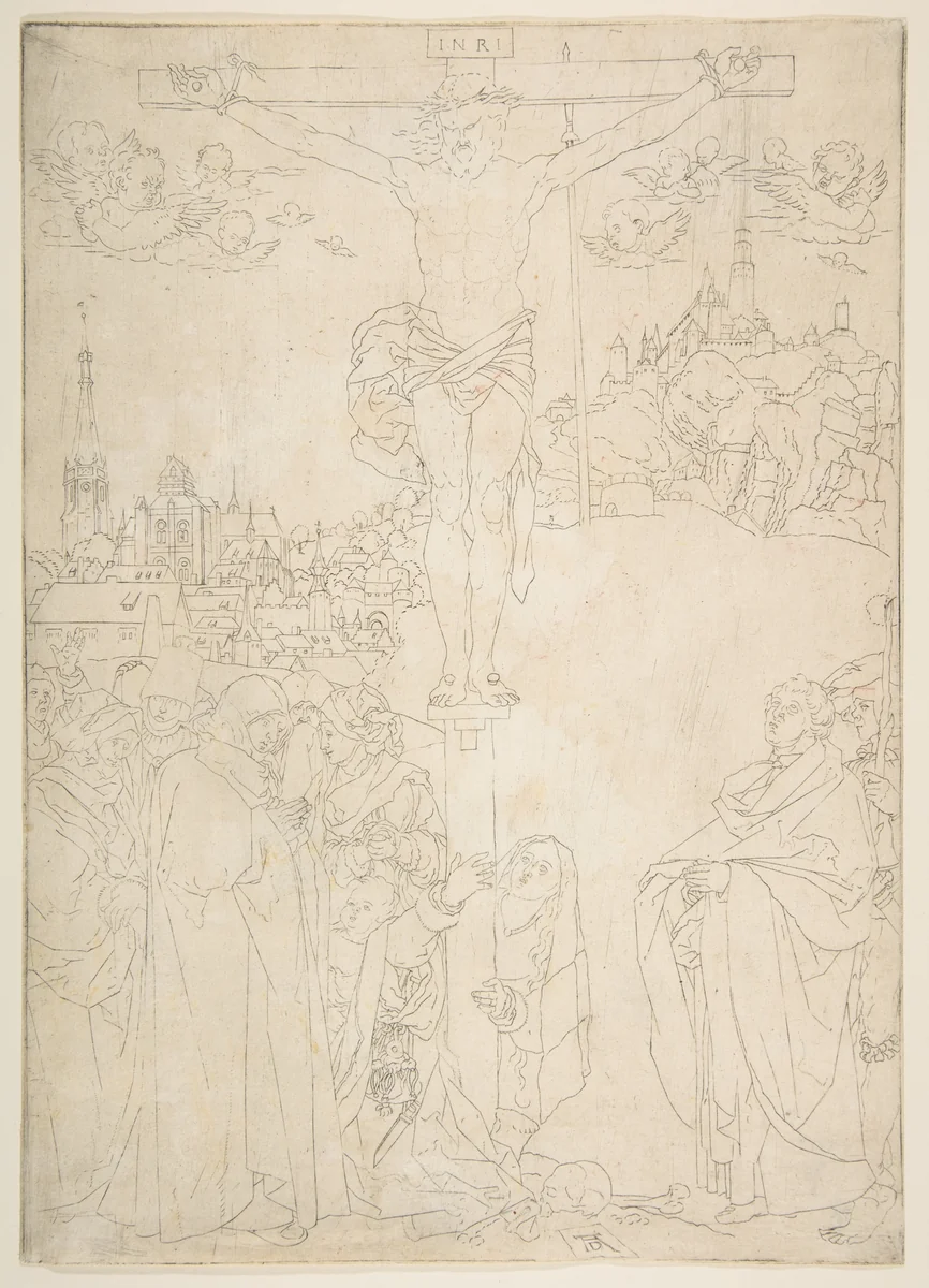 The Crucifixion by Albrecht Dürer, print, 1485-1600