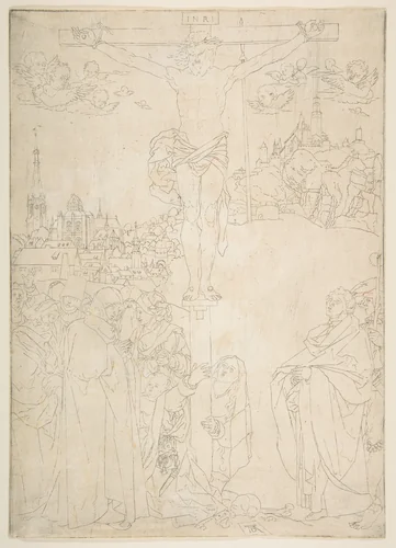 The Crucifixion by Albrecht Dürer, print, 1485-1600