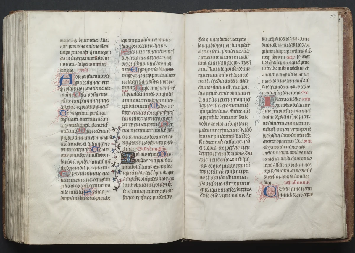 The Gotha Missal: Fol. 161v, Text by Master of the Boqueteaux, book, 1370-1380