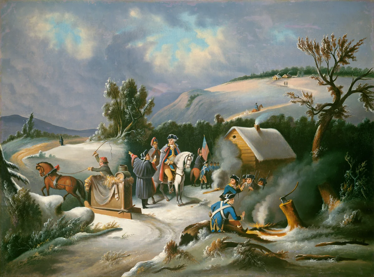 Washington at Valley Forge by American 19th Century, painting, 1825-1874