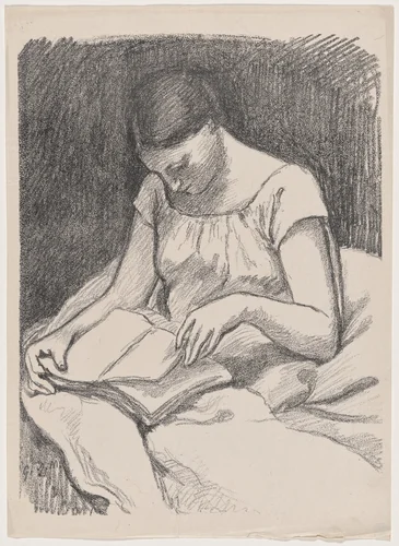 Liseuse (The Reader) by Georges Daniel de Monfreid, print, 1895