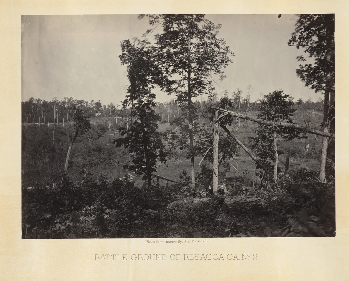 The Battle Ground of Resaca, No.2 from the album Photographic Views of Sherman's Campaign by George N. Barnard, photograph, 1864