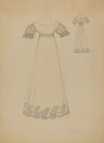 Dress by Rosalia Lane, index of american design, 1936
