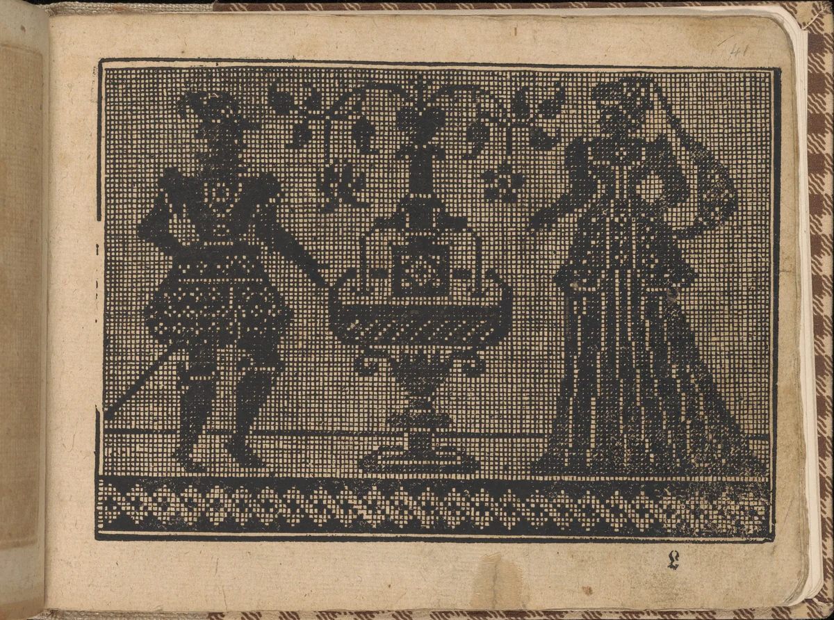 New Künstlichs Modelbuch (Page 41 recto) by Bernhard Jobin, book, 1600