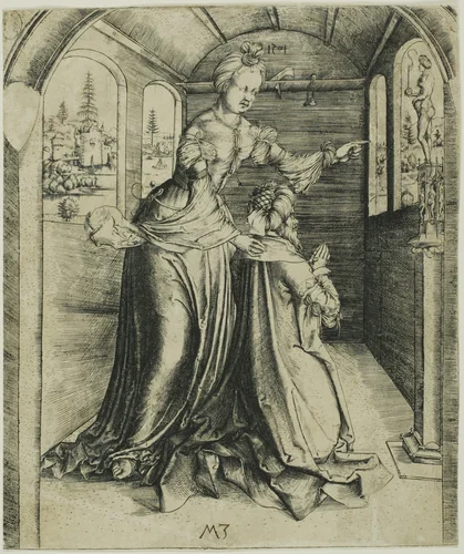 Solomon's Idolatry by Master M.Z., print, 1501