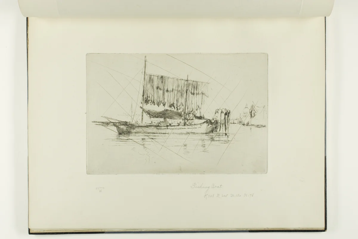 The Fishing Boat by James McNeill Whistler, print, 1879-1880