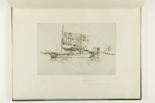 The Fishing Boat by James McNeill Whistler, print, 1879-1880