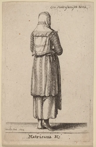 Matrisana M. by Wenceslaus Hollar, print, 1648