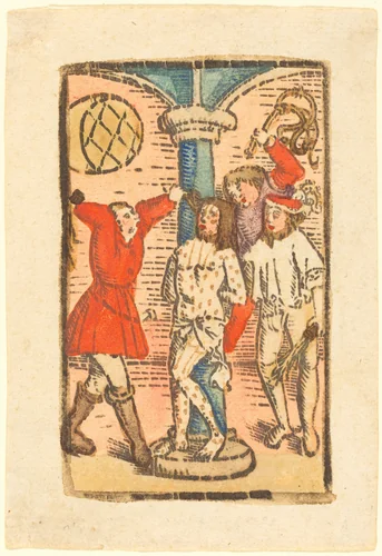 The Flagellation by German 15th Century, print, 1480-1500