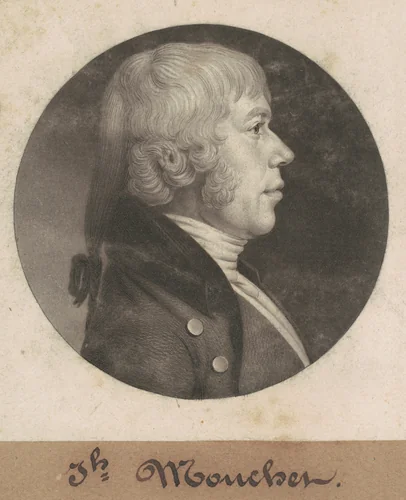 Joseph Mouchet by Charles B. J. Févret de Saint-Mémin, print, 1802