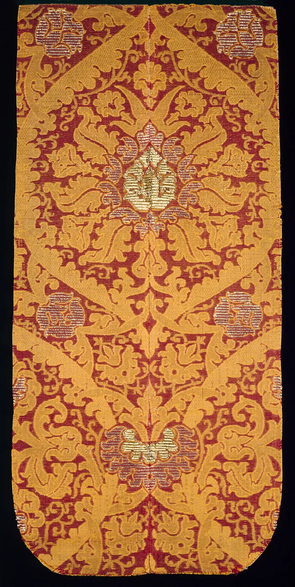 Chasuble (Back Only) by Italy or Spain, textile, 1501-1600
