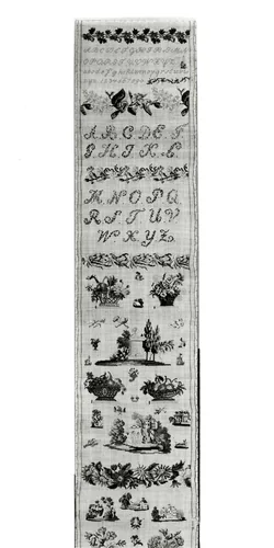 Sampler by Austria, textile, 1827