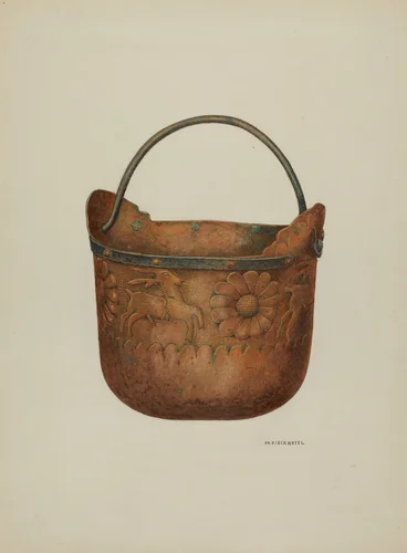 Bucket by William Kieckhofel, index of american design, 1940