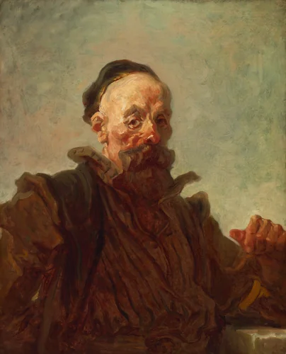 Portrait of a Man in Costume by Jean Honoré Fragonard, painting, 1767-1768