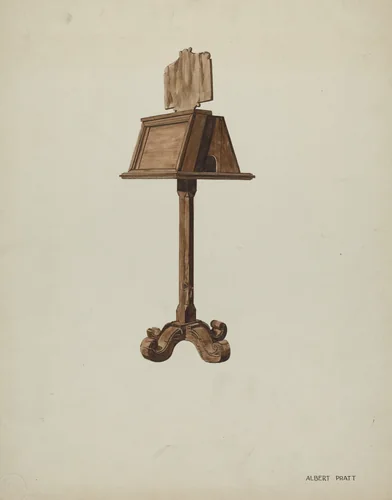Music Stand by Albert Pratt, index of american design, 1937