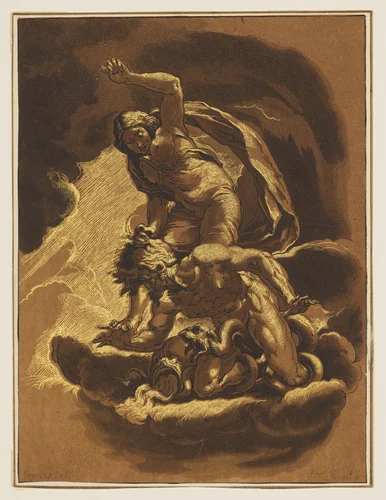 The Triumph of Truth over Envy by Maria Catharina Prestel, print, 1781