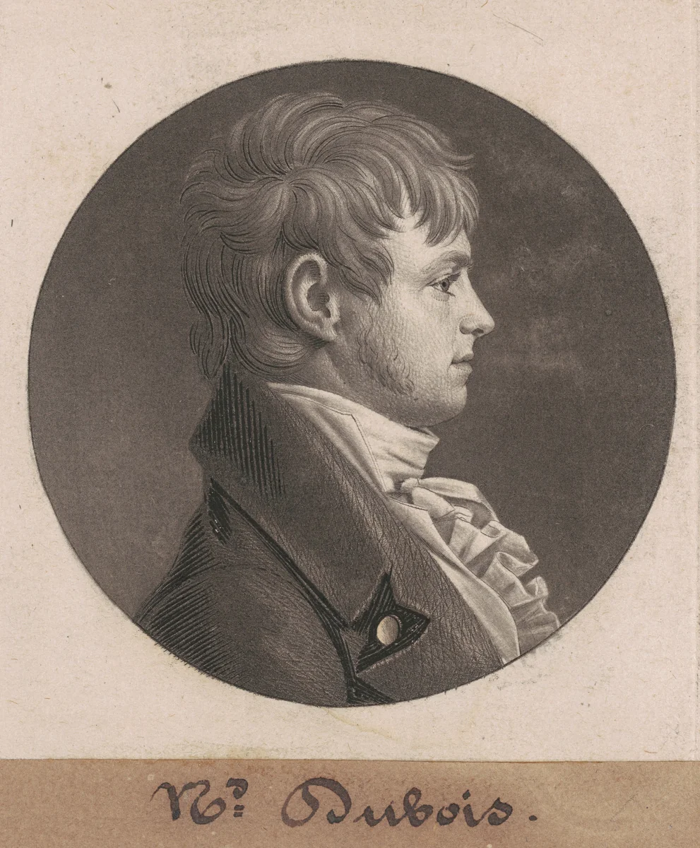 Nicholas DuBois by Charles B. J. Févret de Saint-Mémin, print, 1804