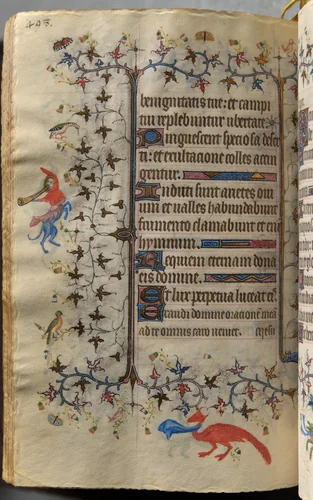 Hours of Charles the Noble, King of Navarre (1361-1425): fol. 243v, Text by Master of the Brussels Initials and Associates, book, 1400-1410