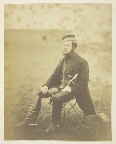 Sir John Miller Adye (1819-1900), General; taken at the Crimea by Roger Fenton, photograph, 1855