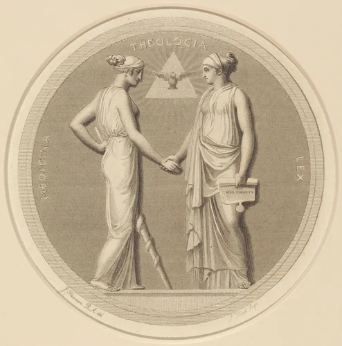 Medicina - Theologia - Lex by James Heath; John Flaxman, print, 1757-1834