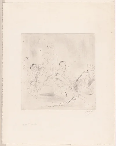 The Judgment of Solomon by Jules Pascin, print, 1925