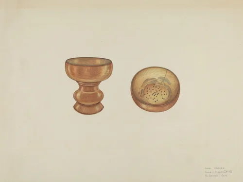 Sand Shaker by M. Louise Kent, index of american design, 1938