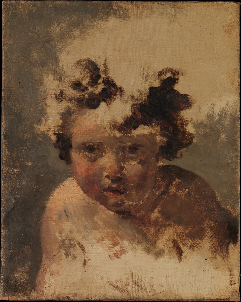 Head of a Child by Jacques-Louis David, painting, 1768-1825
