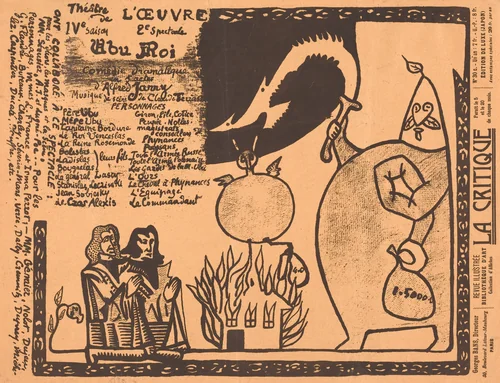 Ubu Roi by Alfred Jarry, print, 1896