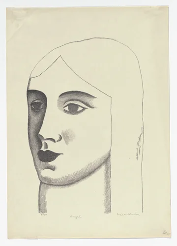 Angel by Walt Kuhn, print, 1925