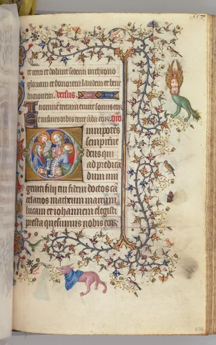 Hours of Charles the Noble, King of Navarre (1361-1425): fol. 273r, The Four Evangelists by Master of the Brussels Initials and Associates, book, 1400-1410