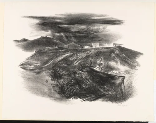 Taos by Yasuo Kuniyoshi, print, 1941