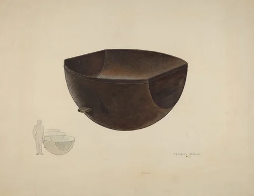 Soup Kettle by Stanley Mazur, index of american design, 1938