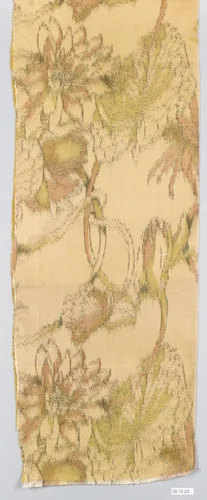 Water-lily textile by Associated Artists, artwork, 1883-1900