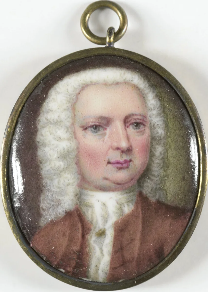Portret van een man by John Graham, painting, 1737