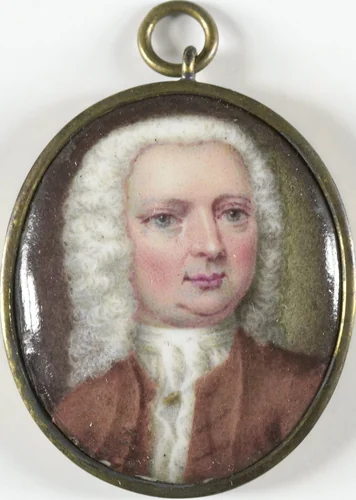 Portret van een man by John Graham, painting, 1737