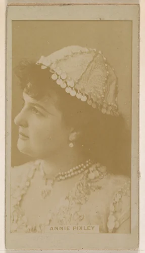 Annie Pixley, from the Actresses series (N245) issued by Kinney Brothers to promote Sweet Caporal Cigarettes by Kinney Brothers Tobacco Company, photograph, 1890
