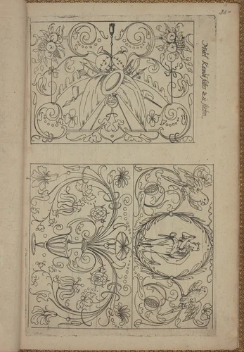 New Modelbüch (Page 18r) by Andreas Bretschneider, book, 1615
