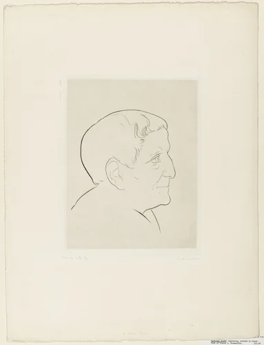 Gertrude Stein by Louis Marcoussis, print, 1898