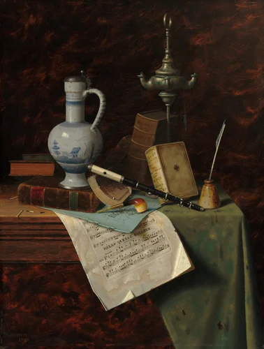My Gems by William Michael Harnett, painting, 1888