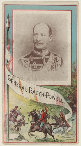 General Baden-Powell, from the "Generals" series (T64), issued by D.H. McAlpin & Co. Tobacco Company by D.H. McAlpin & Co. Tobacco Company, print, 1901