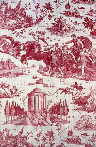 Le Char de l'Aurore (The Chariot of Dawn) (Furnishing Fabric) by Guido Reni, textile, 1785-1790