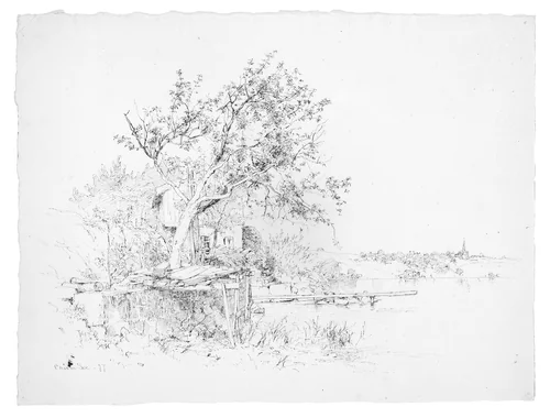 Chiem See, Germany by Andrew Fisher Bunner, artwork, 1877