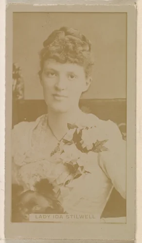 Lady Ida Stilwell, from the Actresses series (N245) issued by Kinney Brothers to promote Sweet Caporal Cigarettes by Kinney Brothers Tobacco Company, photograph, 1890