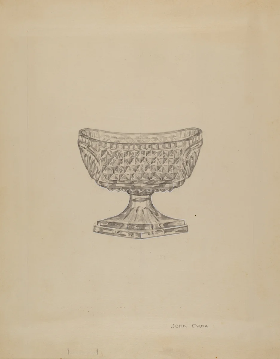 Salt Dip by John Dana, index of american design, 1936